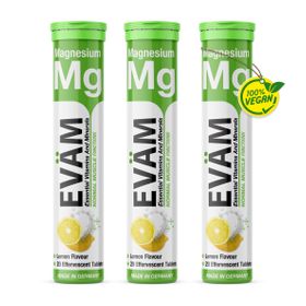 EVÄM Magnesium, Brausetabletten - 3 Set