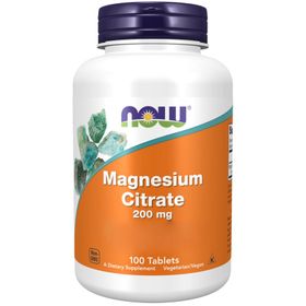 Now Foods Magnesiumcitrat 200 mg