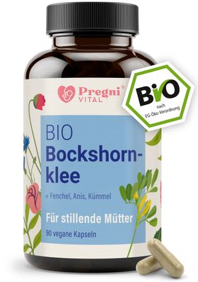 BIO Bockshornklee Komplex mit Anis, Kümmel, Fenchel - von PregniVital®