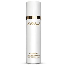 RAU Cosmetics Hyaluron Luxury Creme mit 23K Gold Tagespflege mit Aufpolsterungseffekt