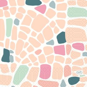 Serv.33x33 3lg 1/4 Ocean Pebbles