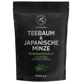 AROMATIKA Fußbadesalz mit Ätherischem Teebaumöl & Minzöl