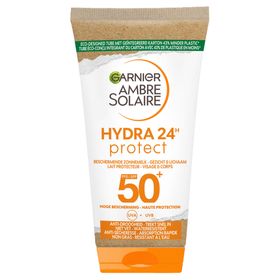 Garnier - Hydra 24 Gesichts- und Körper-Schutzmilch SPF50+ Ambre Solaire