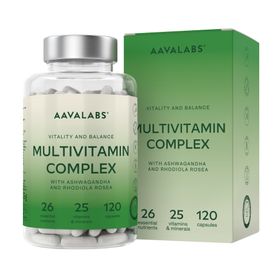 Aavalabs Vegan Multivitamin Komplex | 25 Vitamine & Mineralien
