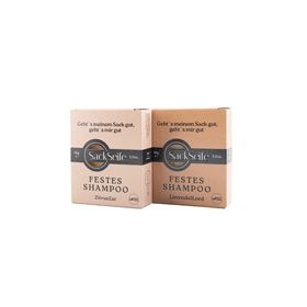 SackSeife ShampooSet | 2 feste Shampoos für Männerhaar | Handgemacht, Vegan & Natürlich