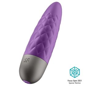 Satisyfer Ultra Power Bullet 5 aus Silikon | 12 Vibrationsmodi, gesteppte Oberfläche