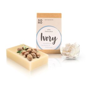 SOHO Naturkosmetik Gesichtsseife | IVORY | Sheabutter & Heilkreide