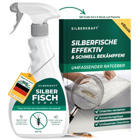 SILBERKRAFT Anti-Silberfischspray inkl. E-Book