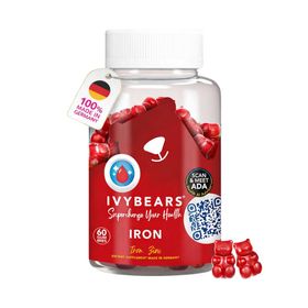 IvyBears Iron mit Eisen und Zink - Gummibärchen