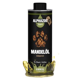 ALPHAZOO Premium Mandelöl für Hunde und Katzen