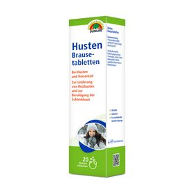 Sunlife Husten Brausetabletten mit Acacia Senegal