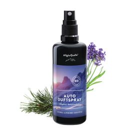 AllgäuQuelle Bio Autoduft Lufterfrischer Duftspray Lavendel, Alpenzirbe und Eukalyptus