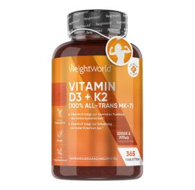 WeightWorld Vitamin D3 K2 2000 IE