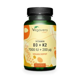 VEGAVERO Vitamin D3 + K2 Depot