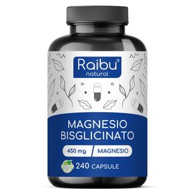 RAIBU Magnesiumbisglycinat (Magnesium Glycinat) 300 mg pro Tag– hoch bioverfügbar & chelatiert