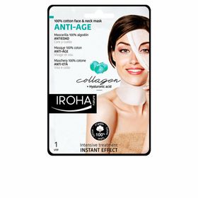 Iroha Nature Anti Age Cotton Face And Neck Mask Collagen 1 Einheit