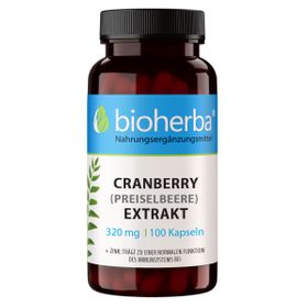 Bioherba Cranberry (Preiselbeere) Extrakt Kapseln
