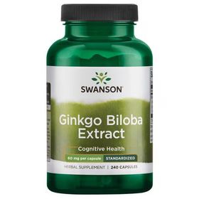 SWANSON Ginkgo Biloba Extrakt 60 mg