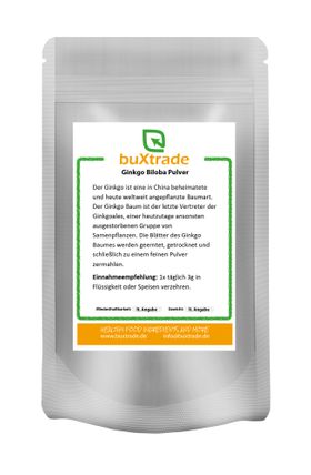 buXtrade Gingko Biloba Pulver
