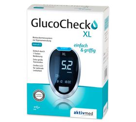 GlucoCheck XL Messgerät [mmol/L] zur Kontrolle des Blutzuckers bei Diabetes mell