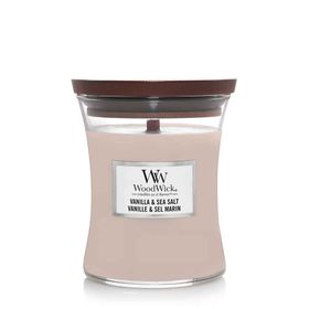 WoodWick - Kerzen in Sanduhrform - Medium Hourglass Vanilla & Sea Salt