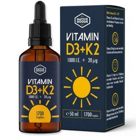 native goods Vitamin D3 + K2 Tropfen