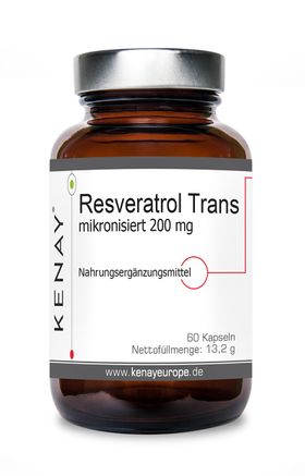 Resveratrol mikronisiert 200 mg | KENAY® | Nahrungsergänzungsmittel