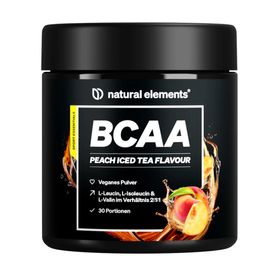 natural elements BCAA Pulver Peach Iced Tea
