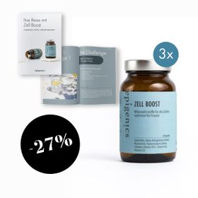 epigenics® Zell Boost - Nährstoffkomplex für Zellregeneration optimiert für Frauen | 3 Monate