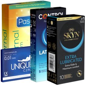 Kondomotheke® Latexfreie Kondome - 4-Sorten-Pack E