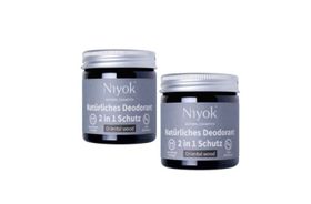 Niyok 2-in-1 Deocreme Deodorant Naturkosmetik Vegan DUO