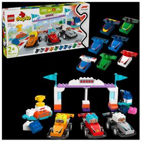 LEGO® DUPLO 10445 F1 Team Rennautos mit Rennfahrern