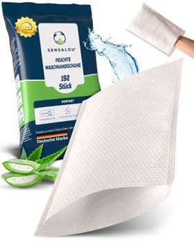 Sensalou Waschhandschuh Feucht Erwachsene