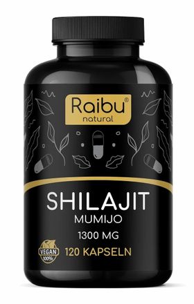 RAIBU Mumijo Shilajit Original Himalaya Kapseln Hochdosiert