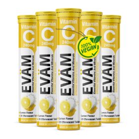 EVÄM Vitamin C, Brausetabletten - 5 Set