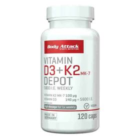 Body Attack Vitamin D3+K2