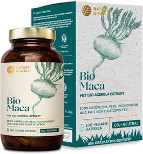 NATURE BASICS® - Bio Maca mit Bio Acerola Extrakt