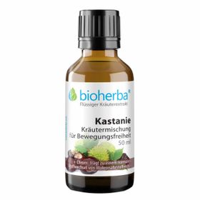Bioherba Kastanie Kräutermischung für Bewegungsfreiheit Tropfen Tinktur Extrakt