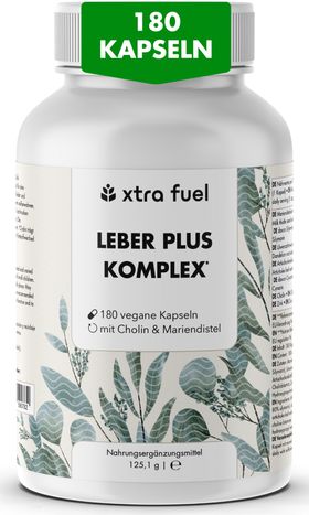 XTRA FUEL Leber Komplex - Leber Kur mit Mariendistel, Artischocke & Löwenzahn