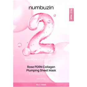NUMBUZIN Nr.2 Rose PDRN Collagen Plumping Tuchmaske