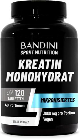 Bandini Mikronisiertes Kreatin-Monohydrat Tabletten