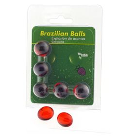 Taloka - Brasilianische Kugeln - Erdbeere