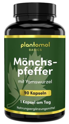 plantomol® Basics - Mönchspfeffer Kapseln mit Yamswurzel-Extrakt