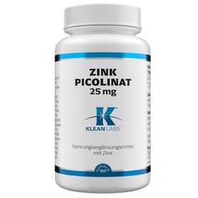 Klean Labs Zink Picolinat 25 mg