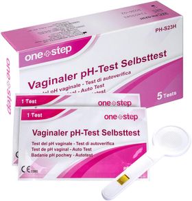 One+Step vaginaler ph-Test Gesundheitstest mit Referenzfarbkarte