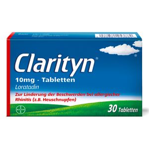 CLARITYN® Tabletten zur Linderung von Allergiesymptomen wie Heuschnupfen und Juckreiz thumbnail