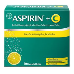 Aspirin® +C Brausetabletten bei Erkältung, grippalen Infekten, Schmerzen und Fieber - thumbnail