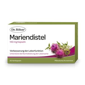 Dr. Böhm® Mariendistel 140 mg Kapseln – Entgiftet, regeneriert & schützt die Leber thumbnail