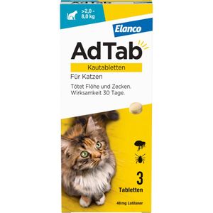 Elanco AdTab Kautabletten für Katzen 2-8 kg thumbnail