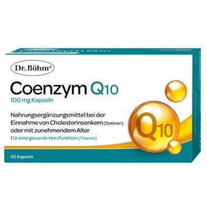 Dr. Böhm® Coenzym Q 10 - die ideale Ergänzung zu Cholesterinsenkern und für die Herzgesundheit thumbnail